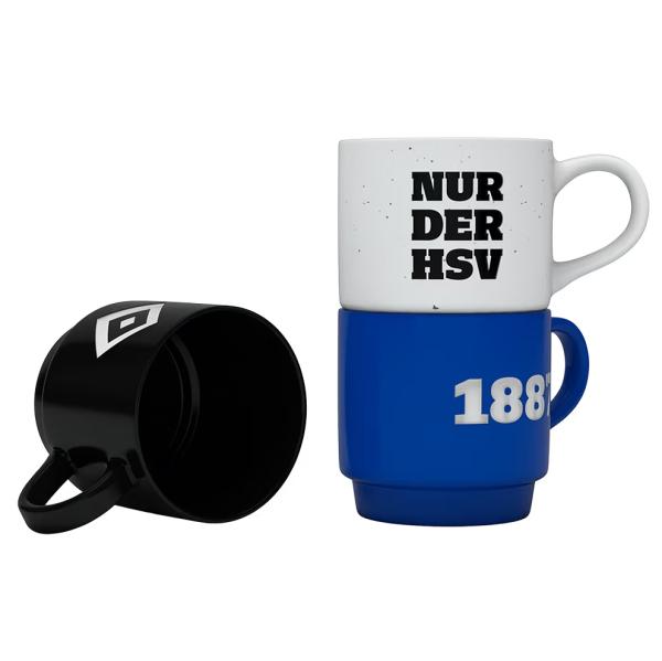 Hamburger SV HSV Stapeltassen 3er-Set